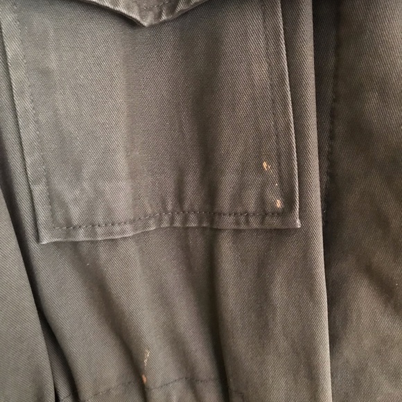 leather sleeved Asos size 18 coat! 1 of a kind:) - Picture 5 of 8